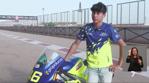 El piloto &Aacute;lvaro Lucas (foto: La 7)