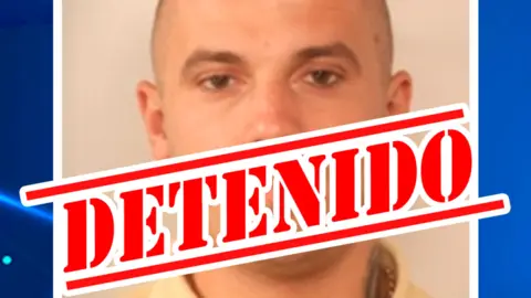 Imagen del fugitivo detenido por la Polic&iacute;a Nacional