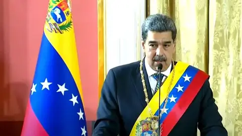 Nicol&aacute;s Maduro durante su discurso tras ser proclamado presidente de Venezuela (foto: YouTube de Nicol&aacute;s Maduro)