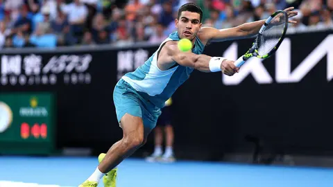 Carlos Alcaraz en el Open de Australia
