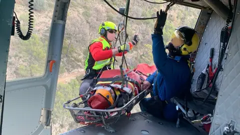 Senderista herido (foto: 112)