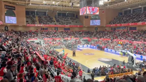 Partido UCAM Murcia-Bar&ccedil;a en el Palacio (foto: La 7)