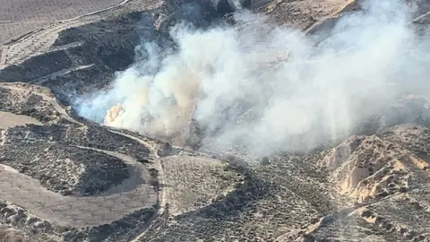 Im&aacute;gen a&eacute;rea del incendio