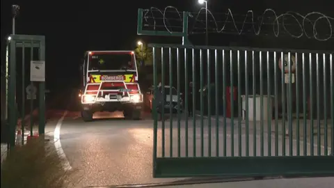 Empresa de municiones y explosivos en donde se ha producido la deflagraci&oacute;n que han dejado a seis personas heridas (foto: La 7)