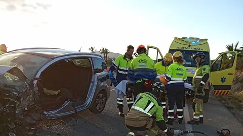 Accidente de en Mazarr&oacute;n (foto: 112)