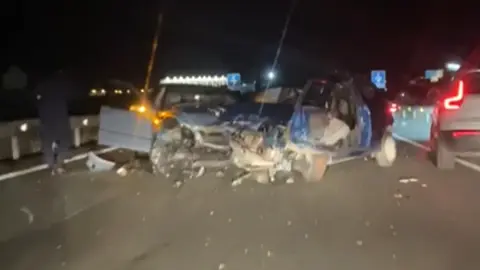 Accidente en la A7