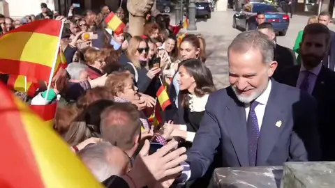 Los reyes de Espa&ntilde;a en Caravaca de la Cruz