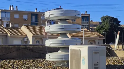 Nueva torre de aviso a la poblaci&oacute;n en Alumbres (foto: Ayto. de Cartagena)