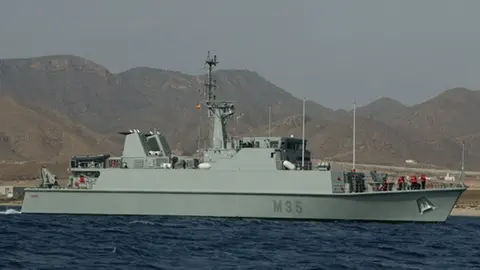 El cazaminas 'Duero'