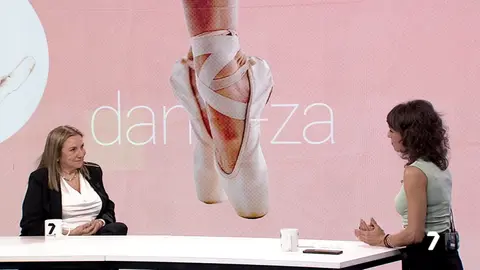 Teresa Souan, directora del Conservatorio de Danza en 'Las Noticias de la Noche' (foto: La 7)