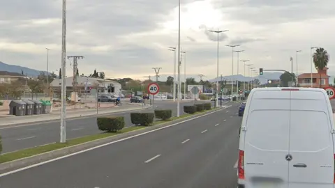 Tramo de la Costera Sur en Murcia (foto: Google)