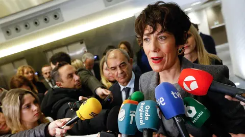 La ministra de Inclusi&oacute;n, Seguridad Social y Migraciones, Elma Saiz en Murcia (foto: EP)