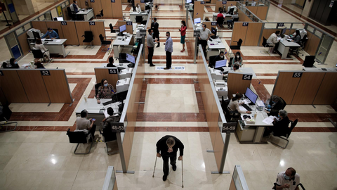 Vista general de una oficina de la Agencia Tributaria (Eduardo Parra - Europa Press)