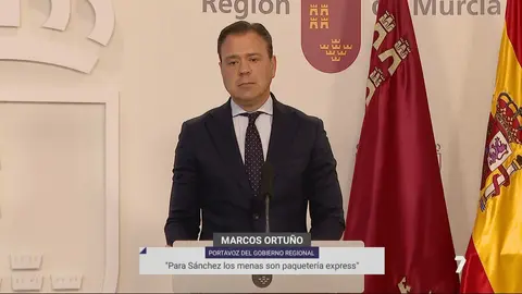 Marcos Ortu&ntilde;o, portavoz del Gobierno de la Regi&oacute;n de Murcia (foto: La 7)