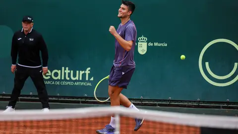 El tenista Pablo Llamas pasa a los cuartos de final del Challenger Costa C&aacute;lida Regi&oacute;n de Murcia (foto: Real Murcia Club de Tenis)
