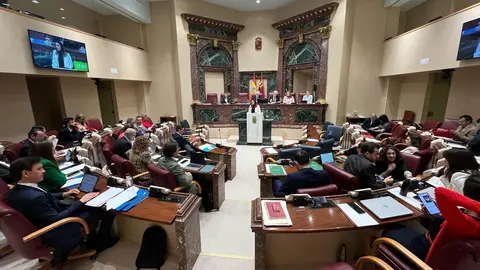 La consejera Sara Rubira durante una comparecencia en la Asamblea Regional
