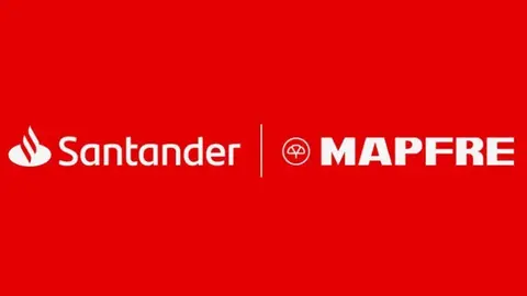 Logos de Santander y Mapfre