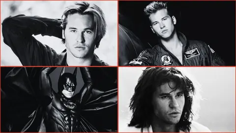Val Kilmer, caracterizado con diversos de sus papeles