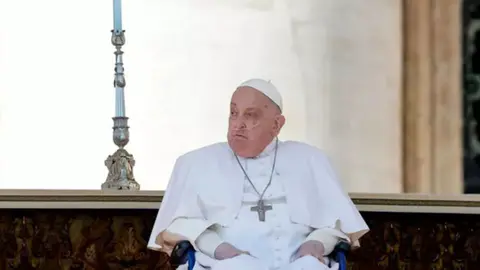 El Papa Francisco, en la Plaza de San Pedro