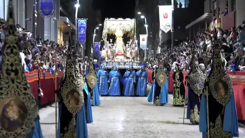 Procesi&oacute;n del Viernes de Dolores de Lorca, en una foto de archivo (foto: La 7)
