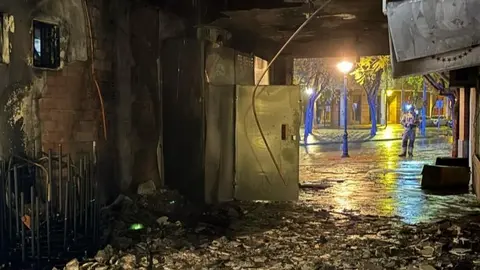 Incendio en La Flota