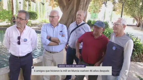 Los seis amigos que se conocieron hace 46 a&ntilde;os en la mili en Murcia