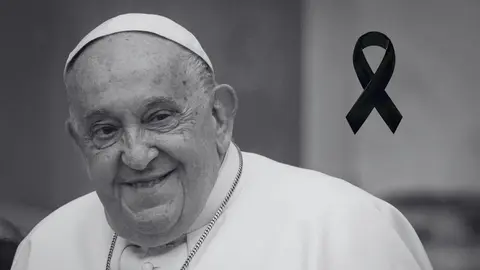 Luto oficial de tres d&iacute;as por la muerte del Papa Francisco (foto: La 7)