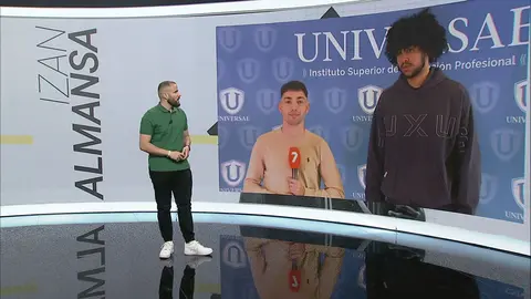 Entrevista a Izan Almansa, en La 7 (foto: La 7)