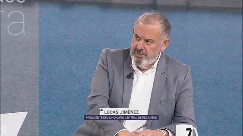 Lucas Jim&eacute;nez, presidente del Sindicato Central de Regantes (foto: La 7)