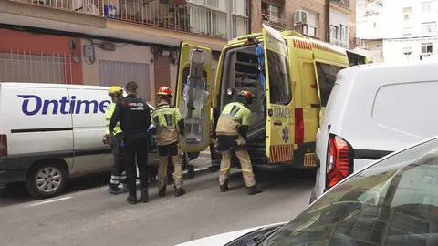 Accidente laboral en Cartagena (foto: La 7)