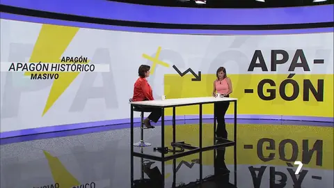 Ana Mil&aacute;n en Las Noticias de la Noche (foto: La 7)