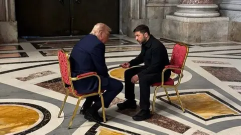 Zelensky y Donald Trump