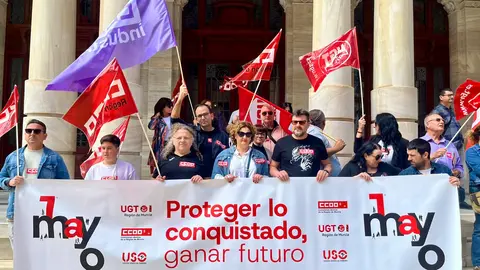 Manifestaci&oacute;n sindical en Cartagena