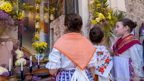 Foto de archivo de las Cruces de Mayo de Cartagena