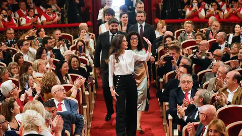 La reina Letizia, en el Teatro Romea