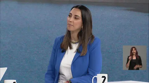 Sara Rubira, consejera de Agricultura y Agua de la Regi&oacute;n de Murcia (foto: La 7)