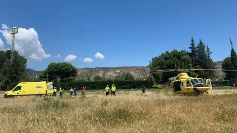 Bomberos del CEIS (foto: 1-1-2)