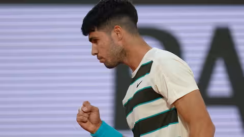 Carlos Alcaraz pasa a la final de Roland Garros (foto: Agencais)
