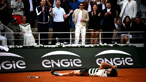 Alcaraz celebra su segundo t&iacute;tulo de Roland Garros