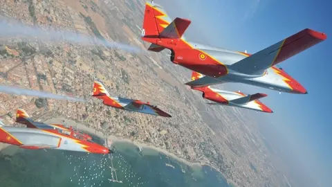 Los C-101 de la Patrulla &Aacute;guila