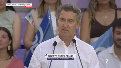 Alberto N&uacute;&ntilde;ez Feij&oacute;o, presidente del Partido Popular (foto: La 7)