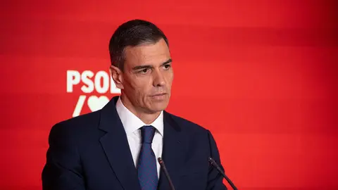 Comparecencia de Pedro S&aacute;nchez en Ferraz
