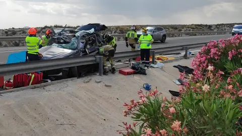 Accidente en Cieza | Foto: Bomberos del CEIS