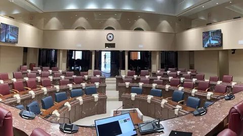 Hemiciclo de la Asamblea Regional, en Cartagena