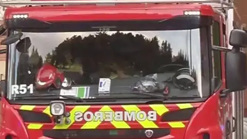 Veh&iacute;culo de bomberos de Murcia (foto: La 7)