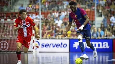 Imagen de la final entre el Jimbee Cartagena y el FC Barcelona