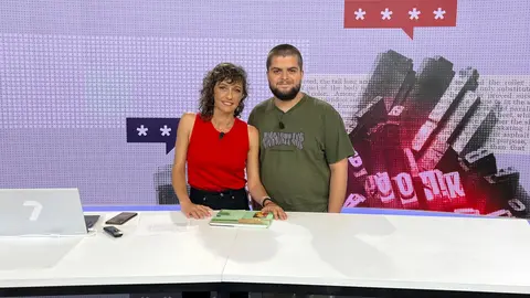 Emilio Hupe es entrevistado por Laura Mart&iacute;nez en 'Las Noticias de la Noche' (foto: La 7)