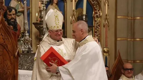 Jos&eacute; Manuel Lorca Planes, en la celebraci&oacute;n de sus bodas de oro sacerdotales en la Catedral de Murcia