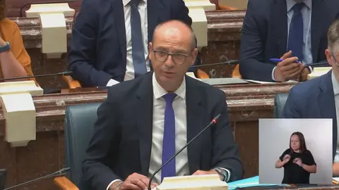 El consejero de Educaci&oacute;n, V&iacute;ctor Mar&iacute;n (foto: La 7)