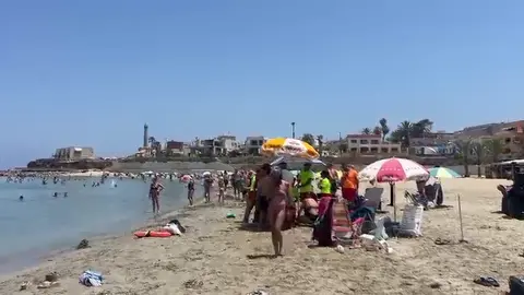 Rescatan a una ba&ntilde;ista de 82 a&ntilde;os inconsciente en Cabo de Palos (foto: La 7)